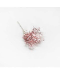 Campanitas con perlas rosa