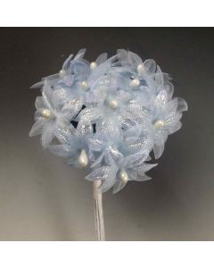 Ramito flor perlada mini azul min.12