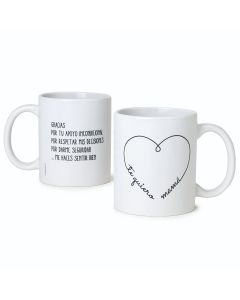 Tazza in ceramica Mamma cuore in confezione regalo