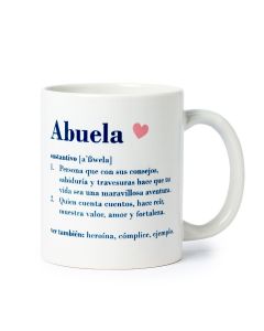 Taza cerámica Abuela definición