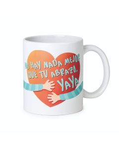 Taza cerámica There´s nothing better than your hugs, grandma en caja regalo