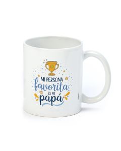 Ceramic mug Papá persona favorita in gift box 