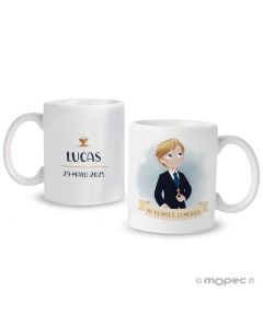 Tazza Prima Comunione in ceramica per pantaloncini da bambino