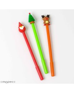 Pennarelli natalizi Babbo Natale, renne e albero, assortiti