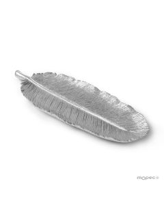 Bandeja para Navidad con forma de pluma,30cm.