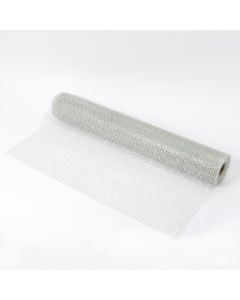 Cinta rejilla plástica 70cmx20mts plata