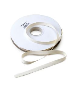 Cinta algodón natural 10mm marfil preciox50mts