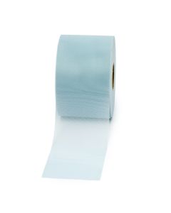 Cinta organdi 80mm azul gris