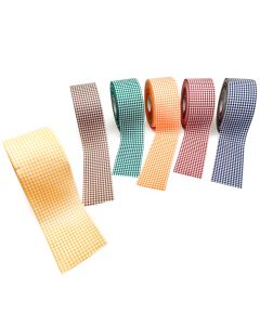 Cinta vichy 30mm x 50mts. rosa