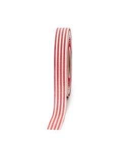 Cinta vichy rayas rojo 20mmx50m 