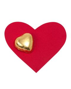 Read heart with 1cora-choc