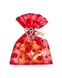 Red bag rinhestone hearts brooch, card 4 cora-choc