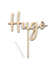 Cake topper 1 nombre 15cm. (altura) personalizado