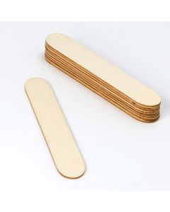 Flat plywood stick 2.5x15x0.2cm.