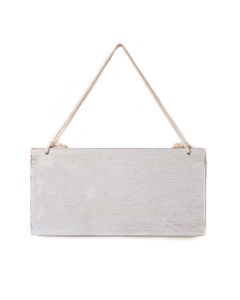 Cuadro madera contrachapada + cuerda colgar 22,5x11,5x0,6cm