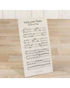 Partitura Vals de las Flores 10,5X18,5cm. min.25