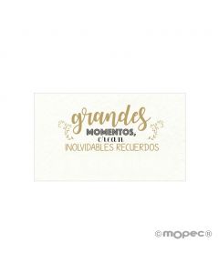 Tarjeta prec.grandes momentos guirnalda 1hj=30u,min.5
