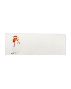 Etiq. adhesivas grandes niña Comunión ojitos 33xhj.,min.5