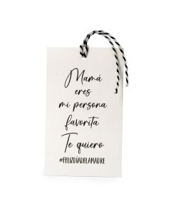 Tarjetón felicitación Dia de la Madre 6x10cm. min.25