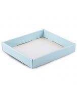 Bandeja lujo azul cielo 27x24x5cm