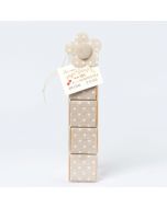 Estuche 4 napolitanas flor*