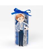 Estuche 12 bombones Comunión niño pelota fútbol*