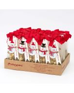 Expositor 30 estuches muñeco de nieve y tarjeta 3 crokis*