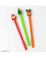 Rotuladores navideños Santa, reno y árbol, surtido, min.4