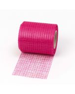 Cinta rejilla plástica 80mmx25m fucsia