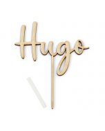 Cake topper con 1 nome 16cm. personalizzato