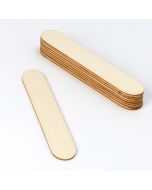 Bâton plat en bois conrtre-plaqué 2,5x15x0,2cm.