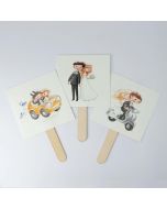 Wedding fan Pop & Fun Fan assorted