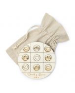 Set madera Juego tres en raya Anillos Corazón personalizado