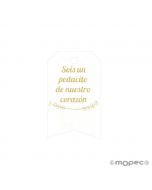 T.Pedacito Corazón marrón 3x5cm(preciox36u) min.36