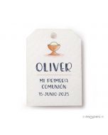 Biglietto Calice rettangolari 2,7x4cm.angoli prezzox50pz.